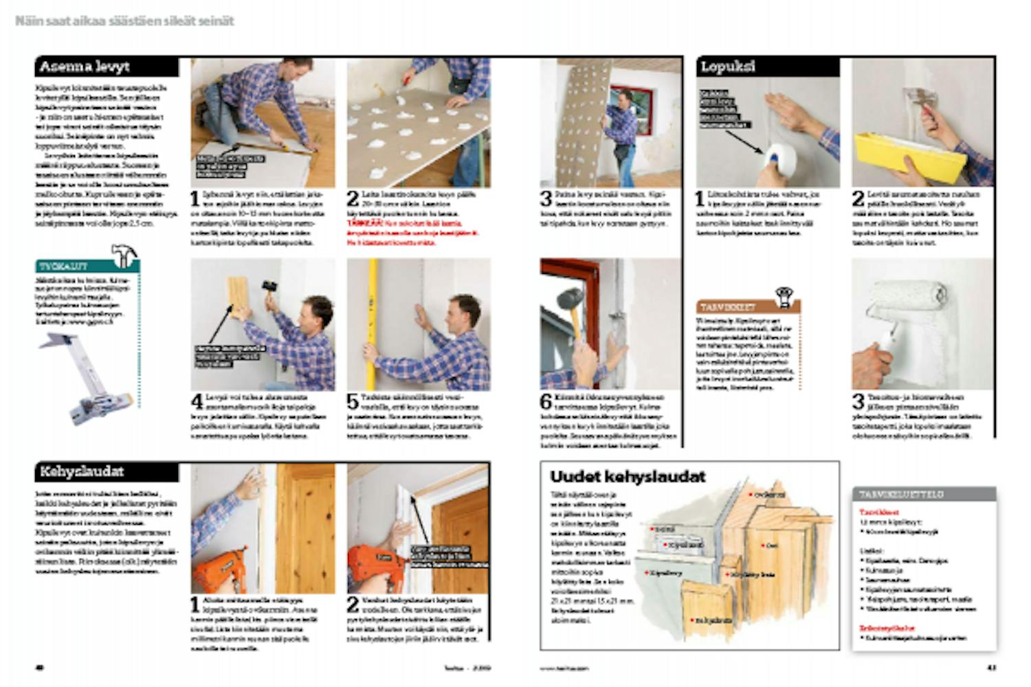 Näin helposti saat sileät seinät Näin helposti saat sileät seinät